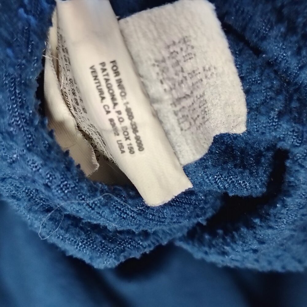 Vintage Patagonia Fleece Overshirt Shirt Mens Large Blue Snap-T USA Long Sleeve - Picture 6 of 14